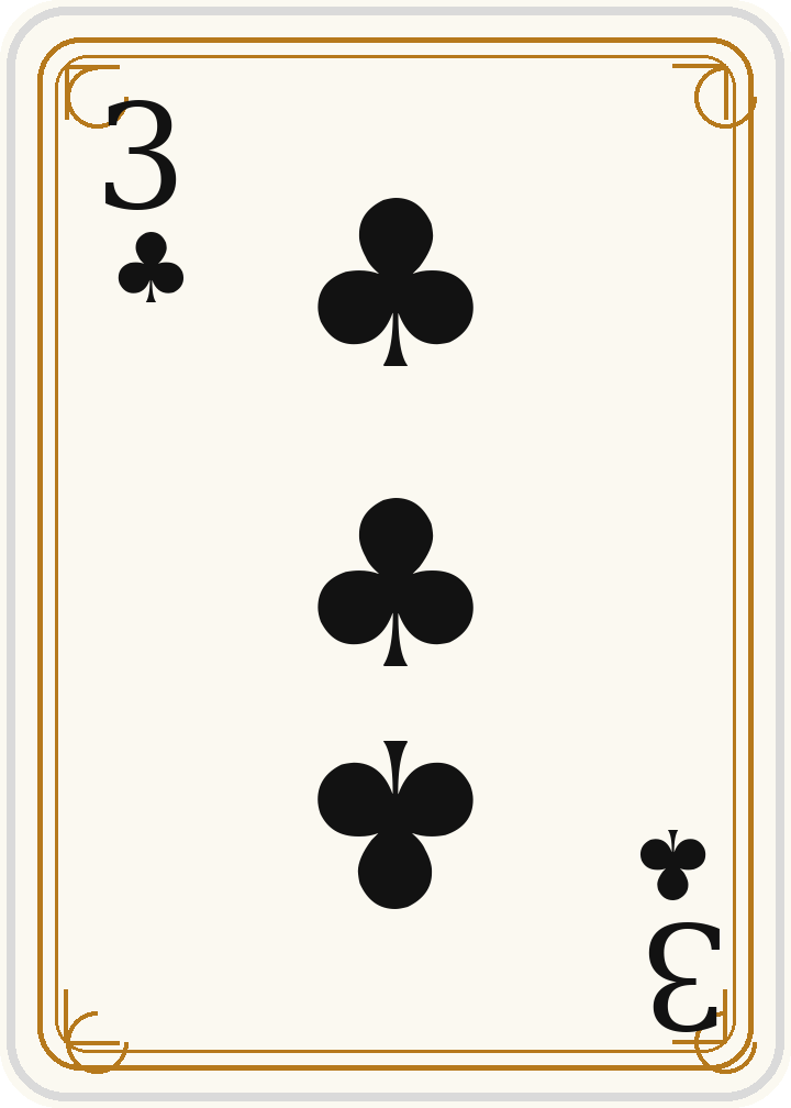 3 of clubs