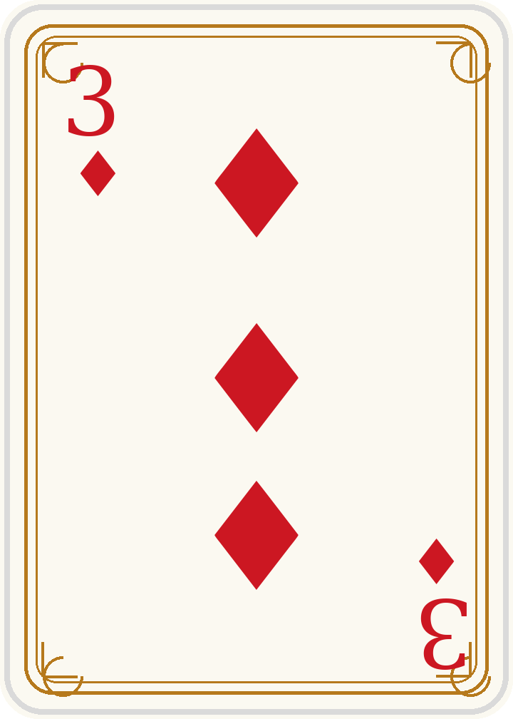 3 of diamonds