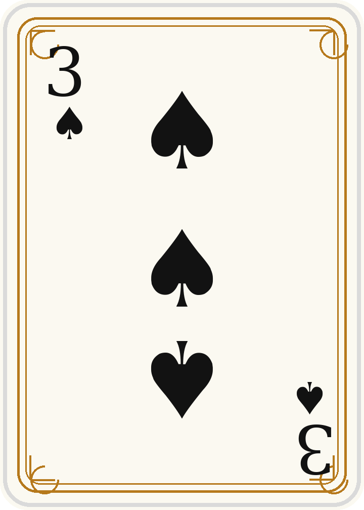 3 of spades
