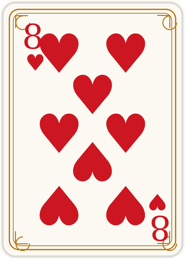 8 of hearts wild card